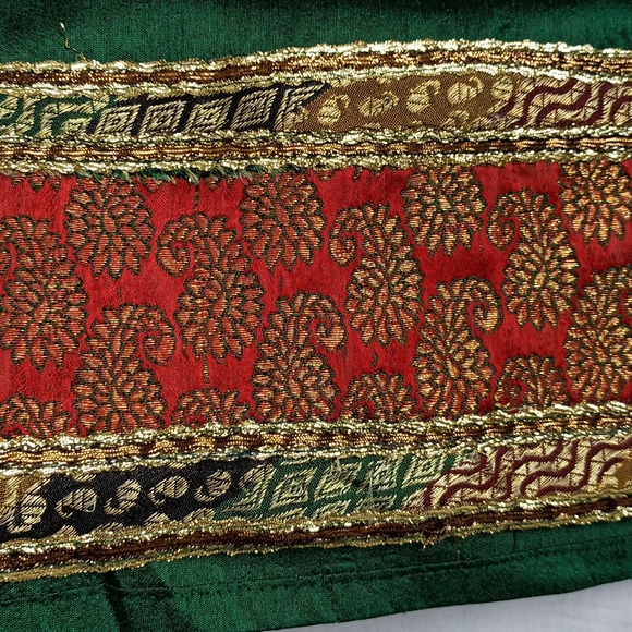 Bottle Green Suit with Churidar and Dupatta - Picture 8 of 11